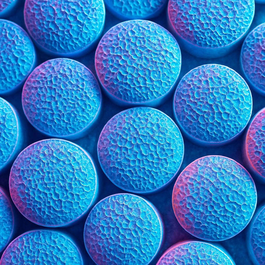 Microscope with particle engineering sample